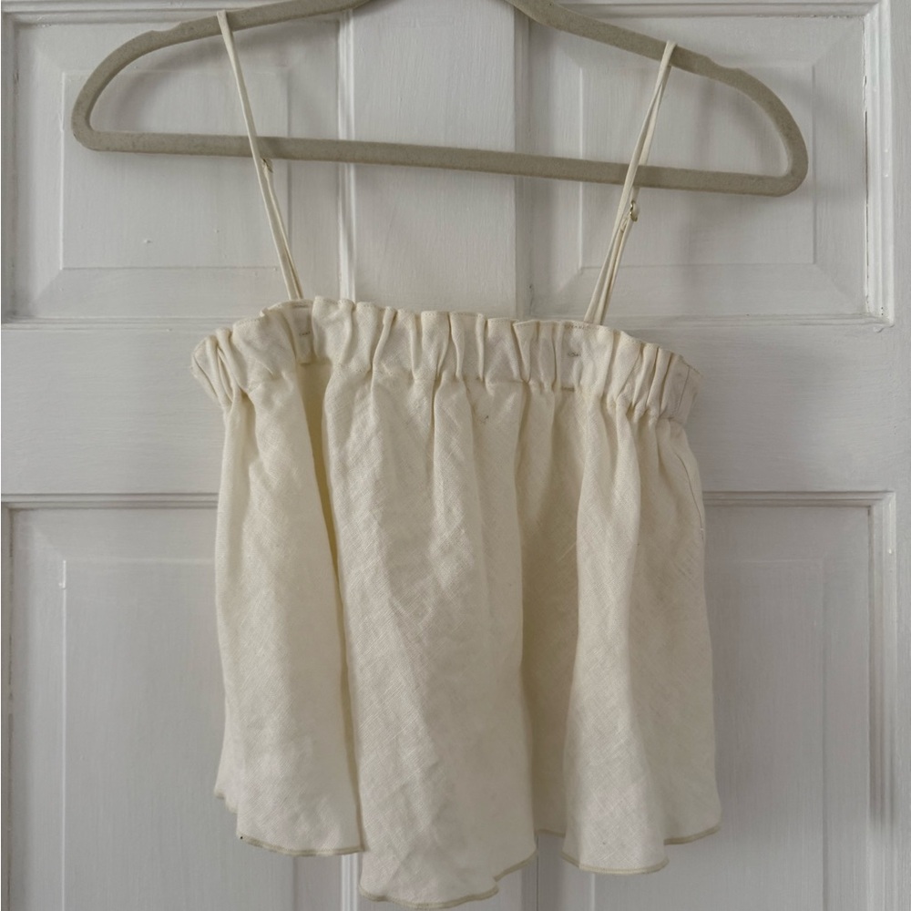 Ozma of California Linen Tank